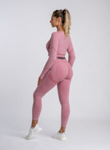 Megasstic seamless rosy top and leggings